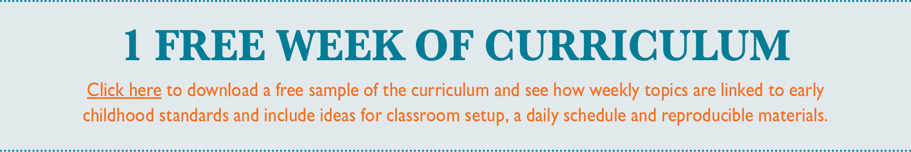 1 Free Week of A to Z Ready for K Curriculum